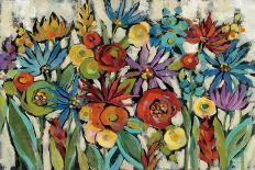 Vivid Flowerbed II-Silvia Vassileva-Stretched Canvas