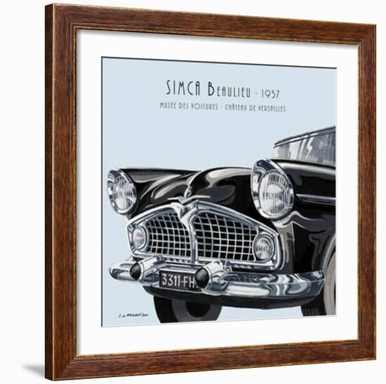 Simca Beaulieu 1957-Eduardo Escarpizo-Framed Art Print