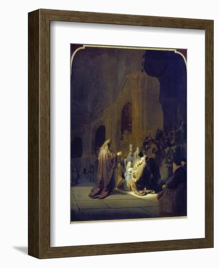 Simeon in the Temple, 1631-Rembrandt van Rijn-Framed Giclee Print