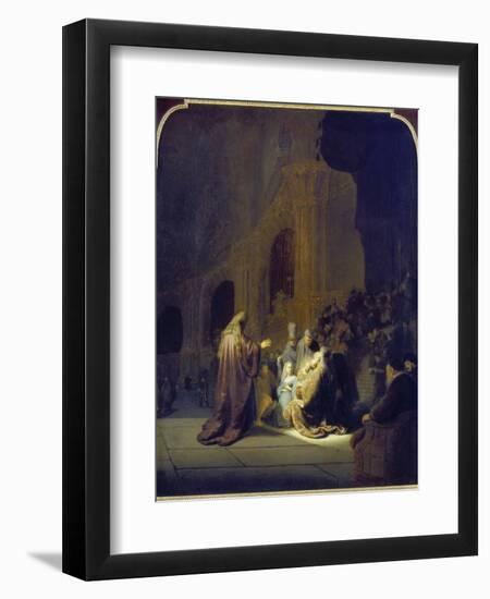 Simeon in the Temple, 1631-Rembrandt van Rijn-Framed Giclee Print