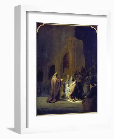 Simeon in the Temple, 1631-Rembrandt van Rijn-Framed Giclee Print