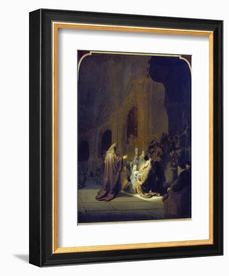 Simeon in the Temple, 1631-Rembrandt van Rijn-Framed Giclee Print