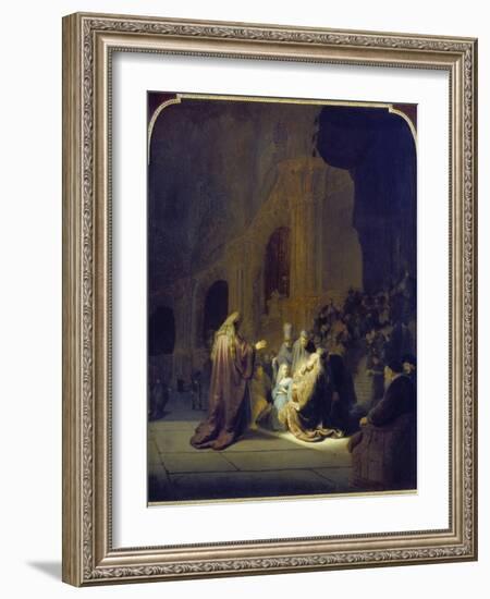 Simeon in the Temple, 1631-Rembrandt van Rijn-Framed Giclee Print