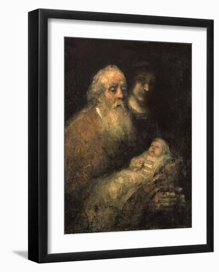 Simeon in the Temple, 1669-Rembrandt van Rijn-Framed Giclee Print