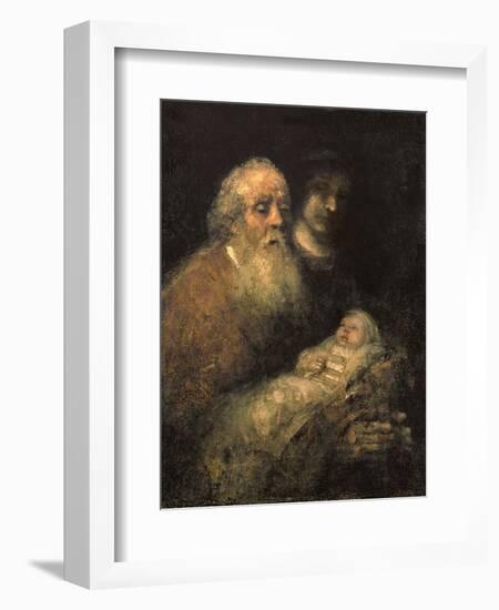 Simeon in the Temple, 1669-Rembrandt van Rijn-Framed Giclee Print