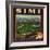 Simi Orange Label - Santa Susana, CA-Lantern Press-Framed Art Print