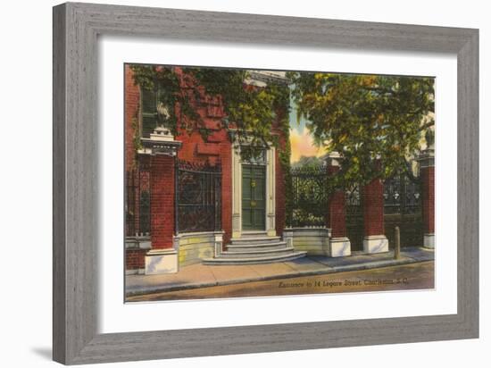 Simmons-Edwards House, Charleston-null-Framed Art Print