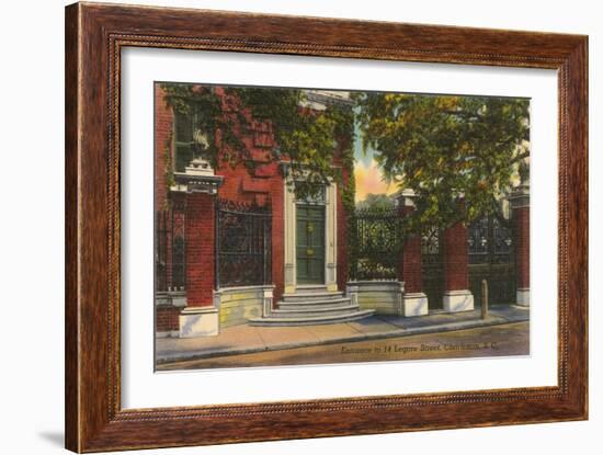 Simmons-Edwards House, Charleston-null-Framed Art Print