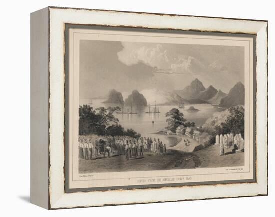 Simoda from the America Graveyard, 1885-Wilhelm Joseph Heine-Framed Premier Image Canvas