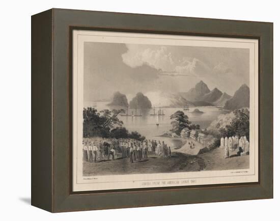 Simoda from the America Graveyard, 1885-Wilhelm Joseph Heine-Framed Premier Image Canvas