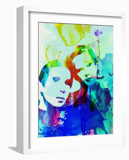 Simon and Garfunkel-Nelly Glenn-Framed Art Print