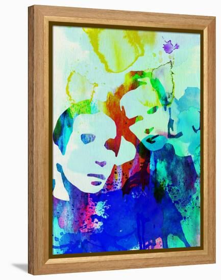 Simon and Garfunkel-Nelly Glenn-Framed Stretched Canvas