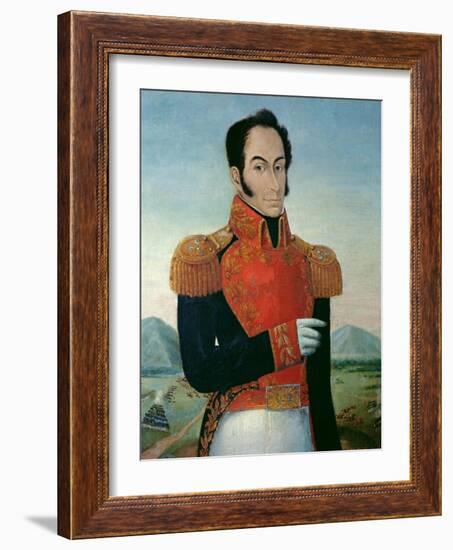 Simon Bolivar (1783-1830)-Arturo Michelena-Framed Giclee Print