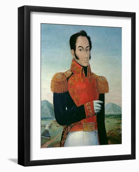 Simon Bolivar (1783-1830)-Arturo Michelena-Framed Giclee Print