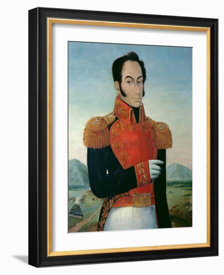 Simon Bolivar (1783-1830)-Arturo Michelena-Framed Giclee Print