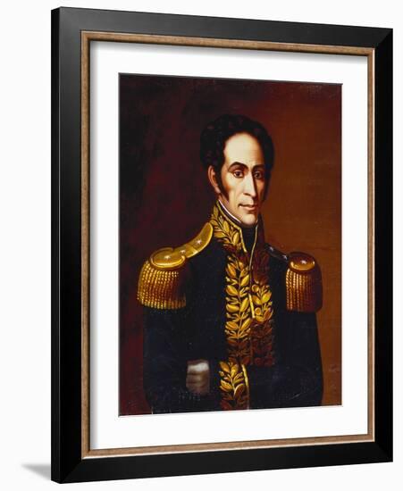 Simon Bolivar, 1825-Antonio Salas-Framed Giclee Print