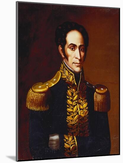 Simon Bolivar, 1825-Antonio Salas-Mounted Giclee Print