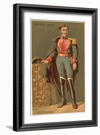 Simon Bolivar, Venezuelan Military and Political Leader-null-Framed Giclee Print