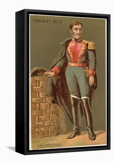 Simon Bolivar, Venezuelan Military and Political Leader-null-Framed Premier Image Canvas