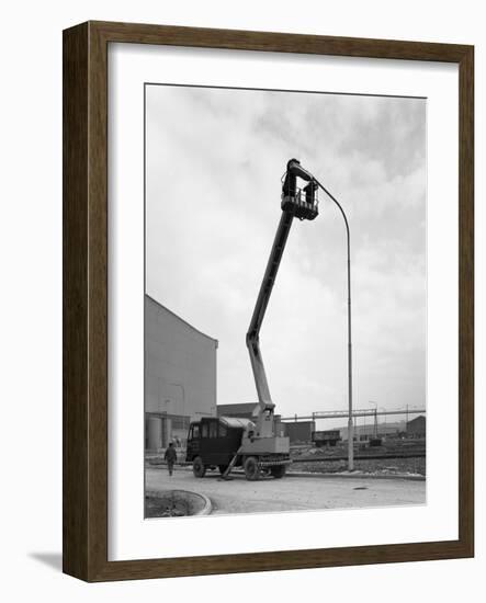 Simon Cherry Picker, Park Gate Iron and Steel Co, Rotherham, South Yorkshire, 1964-Michael Walters-Framed Photographic Print