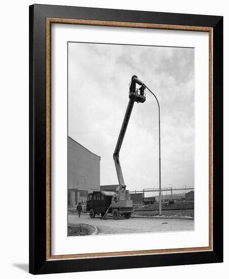 Simon Cherry Picker, Park Gate Iron and Steel Co, Rotherham, South Yorkshire, 1964-Michael Walters-Framed Photographic Print