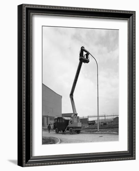 Simon Cherry Picker, Park Gate Iron and Steel Co, Rotherham, South Yorkshire, 1964-Michael Walters-Framed Photographic Print