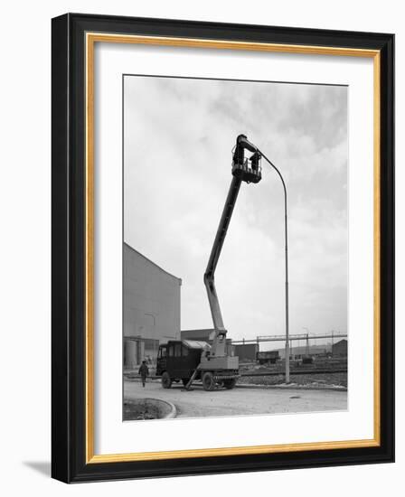 Simon Cherry Picker, Park Gate Iron and Steel Co, Rotherham, South Yorkshire, 1964-Michael Walters-Framed Photographic Print