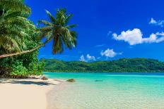 Anse a La Mouche - Paradise Beach in Seychelles, Mahé-Simon Dannhauer-Photographic Print