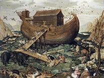 The Noah's Ark on Mount Ararat - Myle, Simon De (Active Ca 1570) - 1570 - Oil on Wood - 114X142 - P-Simon de Myle-Giclee Print