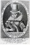 Pocahontas, 1616 (Engraving)-Simon de Passe-Giclee Print