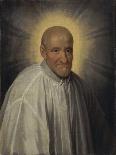 Saint Vincent de Paul, prêtre, aumonier des Galères en 1619, fondateur de l'établissement des-Simon François-Framed Premier Image Canvas