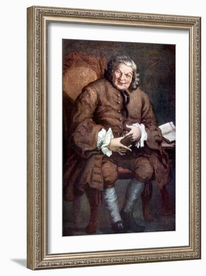 Simon Fraser, Lord Lovat, Scottish Jacobite, 18th Century-William Hogarth-Framed Giclee Print