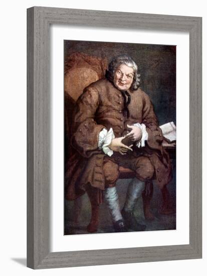 Simon Fraser, Lord Lovat, Scottish Jacobite, 18th Century-William Hogarth-Framed Giclee Print