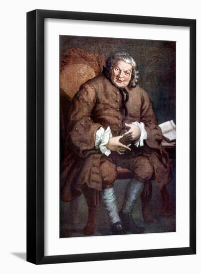 Simon Fraser, Lord Lovat, Scottish Jacobite, 18th Century-William Hogarth-Framed Giclee Print