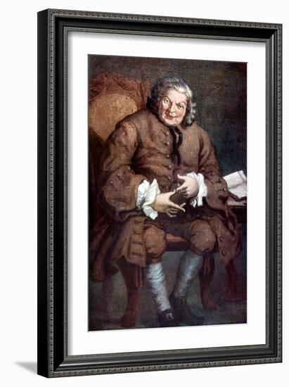 Simon Fraser, Lord Lovat, Scottish Jacobite, 18th Century-William Hogarth-Framed Giclee Print
