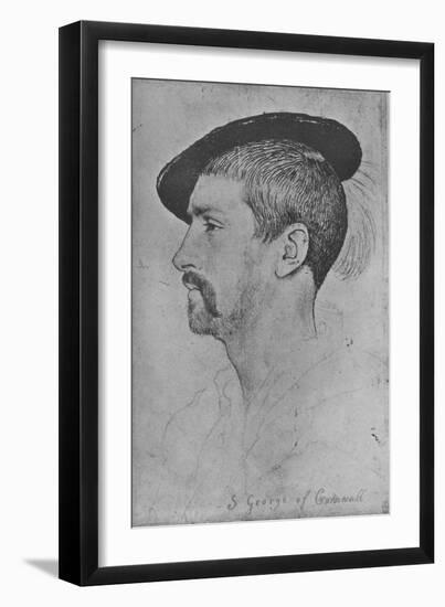 'Simon George of Quocoute', c1535 (1945)-Hans Holbein the Younger-Framed Giclee Print