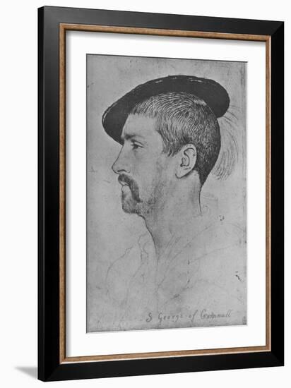 'Simon George of Quocoute', c1535 (1945)-Hans Holbein the Younger-Framed Giclee Print