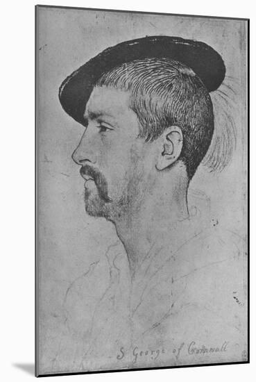 'Simon George of Quocoute', c1535 (1945)-Hans Holbein the Younger-Mounted Giclee Print