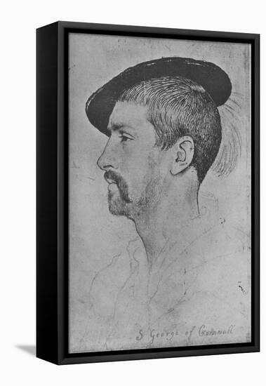 'Simon George of Quocoute', c1535 (1945)-Hans Holbein the Younger-Framed Premier Image Canvas