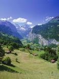 View Over Lauterbrunnen from Wengen, Bernese Oberland, Swiss Alps, Switzerland, Europe-Simon Harris-Photographic Print