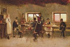 Revellers in a Pub, 1888-Simon Hollosy-Giclee Print