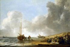 The Brederode off Hellevoetsluis, mid 17Th Century (Painting)-Simon Jacobsz Vlieger-Giclee Print