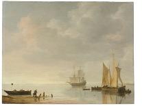 The Brederode off Hellevoetsluis, mid 17Th Century (Painting)-Simon Jacobsz Vlieger-Giclee Print