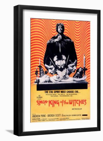 Simon, King of the Witches, Andrew Prine, 1971-null-Framed Art Print