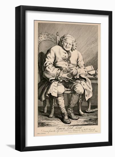 'Simon, Lord Lovat', 1746-William Hogarth-Framed Giclee Print