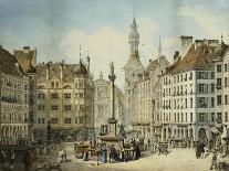The Schrannenplatz, Munich-Simon Quaglio-Giclee Print