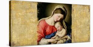 Holy Virgin (After Sassoferrato)-Simon Roux-Art Print