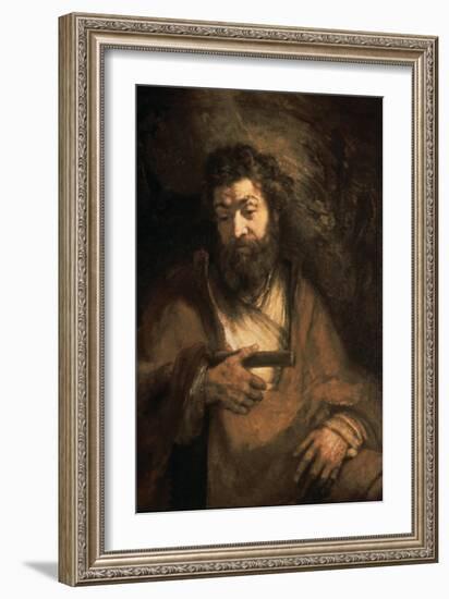 Simon the Apostle, 17th Century-Rembrandt van Rijn-Framed Giclee Print