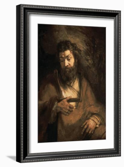 Simon the Apostle, 17th Century-Rembrandt van Rijn-Framed Giclee Print