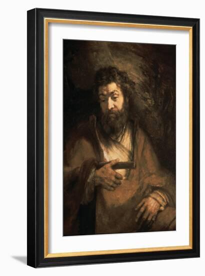 Simon the Apostle, 17th Century-Rembrandt van Rijn-Framed Giclee Print